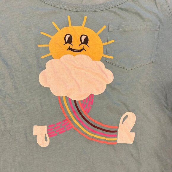 Marc by Marc Jacobs Walking Sun Graphic T-Shirt Blue - L - Picture 11 of 13